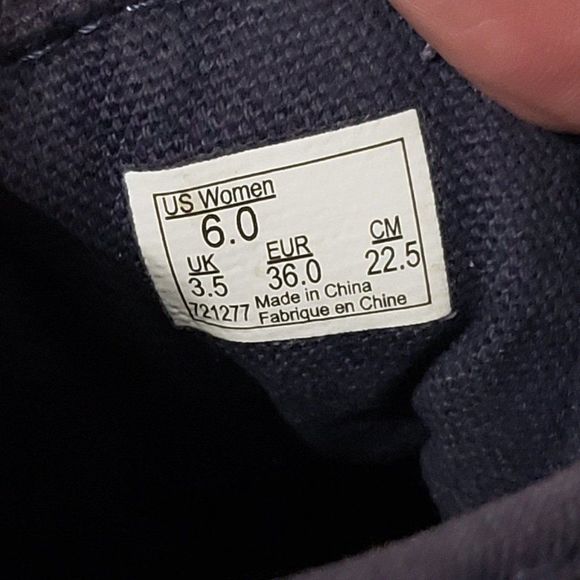 Vans Blue and Brown High-Top Athletic Shoes - Picture 8 of 8